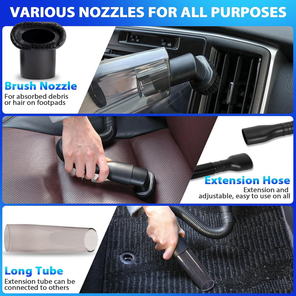 A house of tools Pink Car Duster Interior Kit, Perfect Car Detailing Brush Kit for Cleaning Windows,Windshield,Dashboard and Air Vents Suitable for All Cars