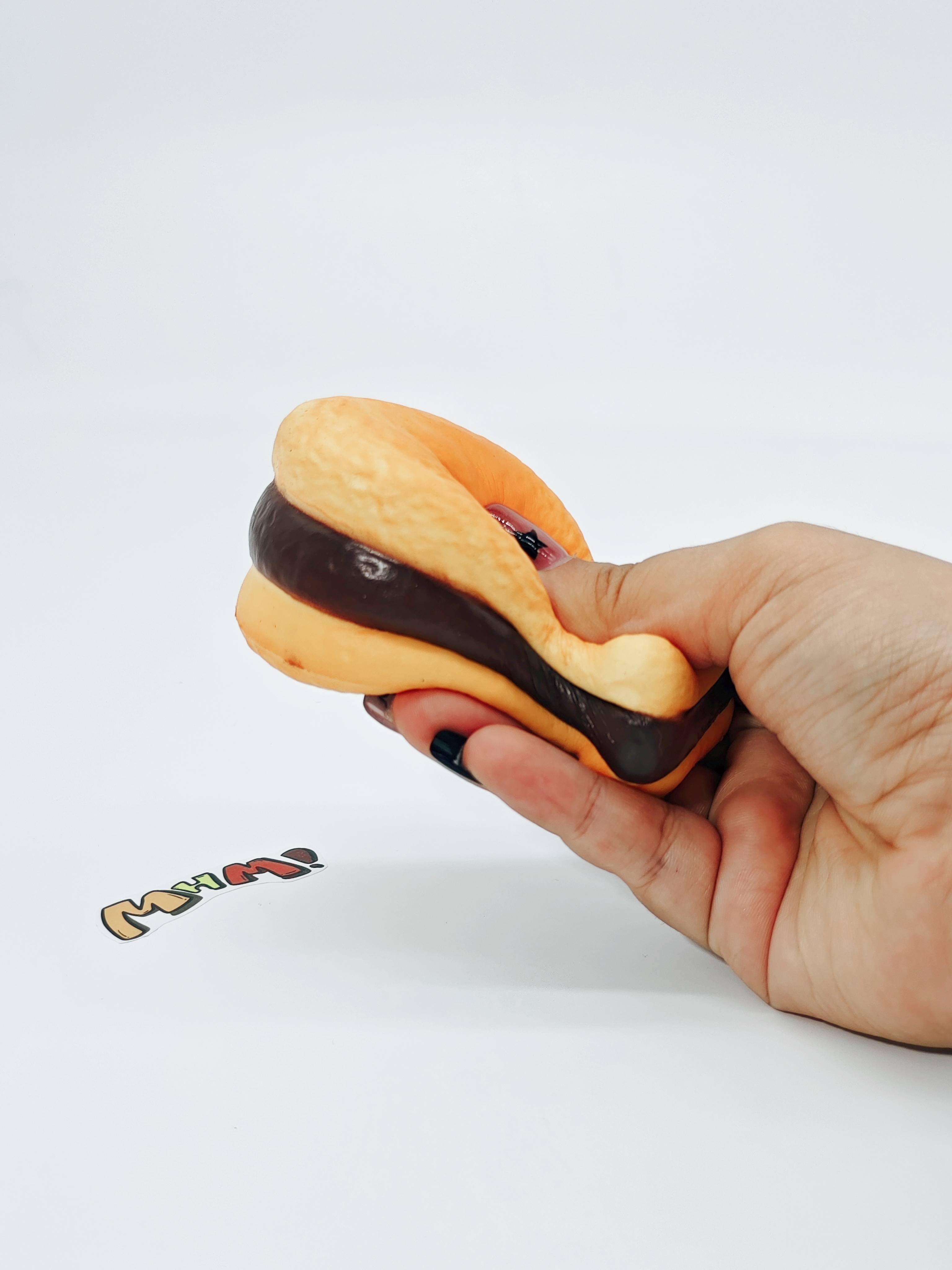 🐟 Chocolate Filling Fish Cake Squishy | Snack Themed Slow Rising Stress Relief Toy