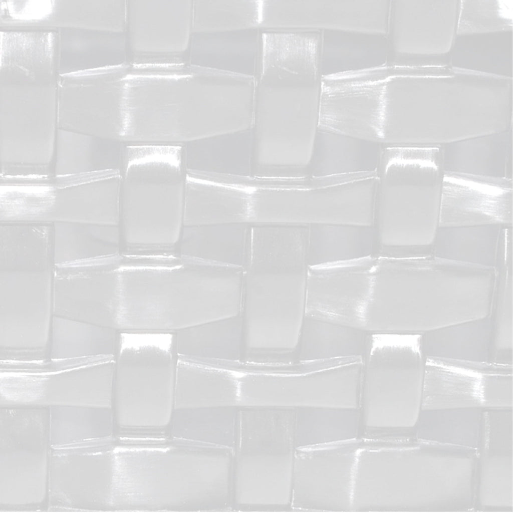 Thinkspace Brand Extra Large Lazy Susan Weave Rotating Beauty Organizer, White. 6 Large Compartments to Organize all of your Makeup and Beauty Products.