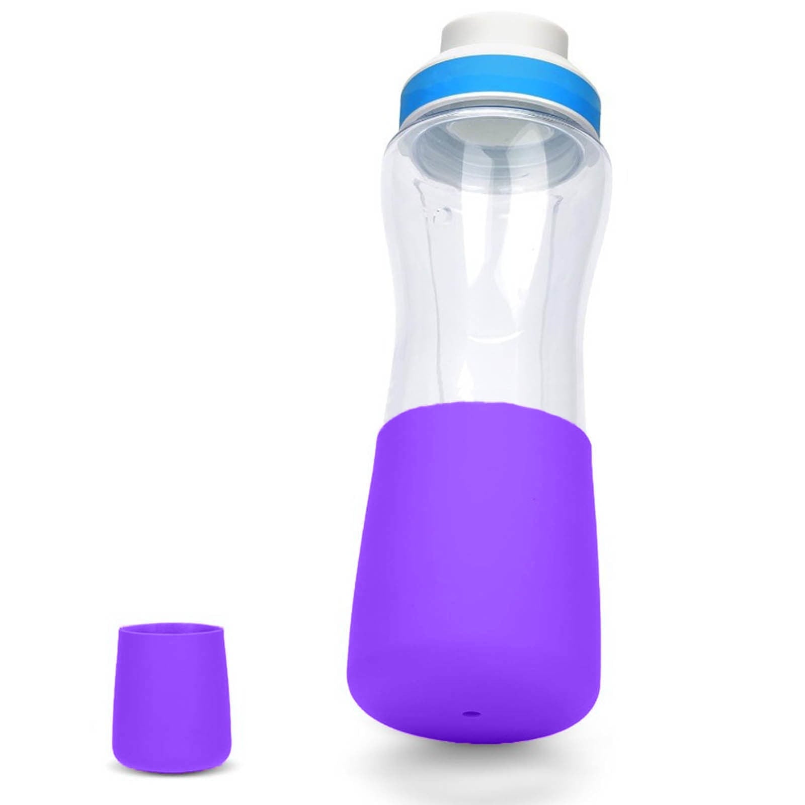 Suitable  Silica Gel Chill Sleeve For 22 Oz. Plastic Bottle Blue Pk Purple Black 1pc Prevention Dirt And Wear Resistance High-quality
