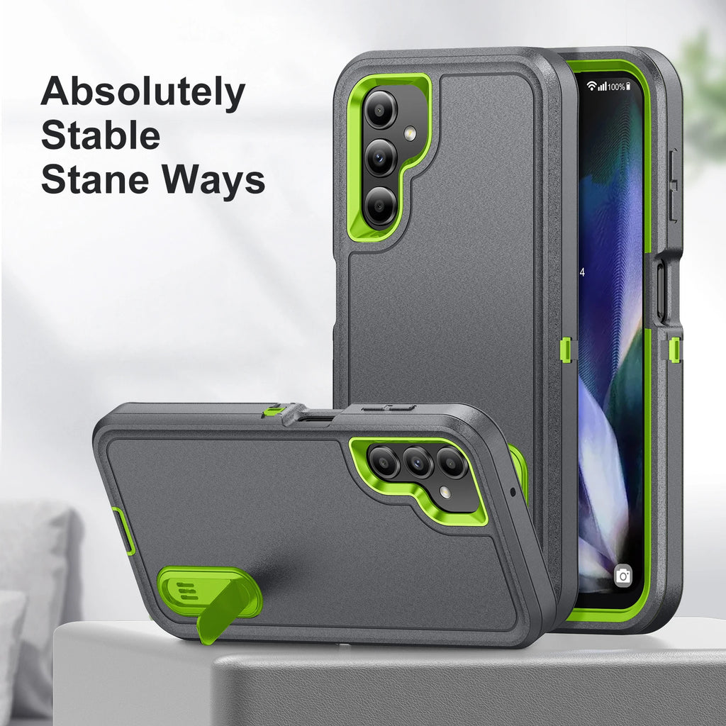Otter Anti-Shock Box Rugged Cover for Samsung Galaxy S25 S24 S23 Ultra S22 Plus FE A56 A36 A26 A16 A06 Stand Armor Phone Case