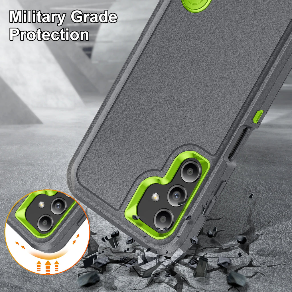 Otter Anti-Shock Box Rugged Cover for Samsung Galaxy S25 S24 S23 Ultra S22 Plus FE A56 A36 A26 A16 A06 Stand Armor Phone Case