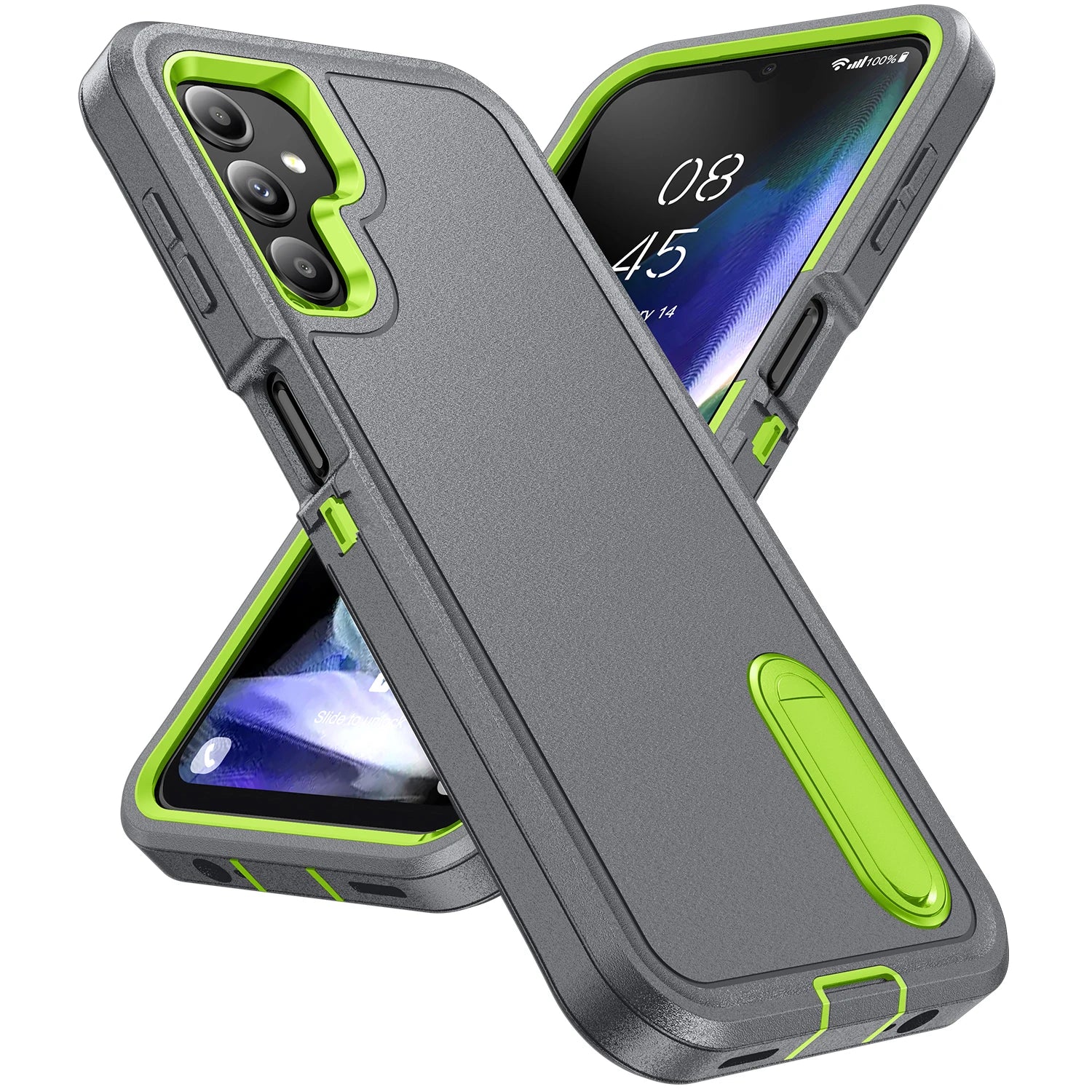 Otter Anti-Shock Box Rugged Cover for Samsung Galaxy S25 S24 S23 Ultra S22 Plus FE A56 A36 A26 A16 A06 Stand Armor Phone Case
