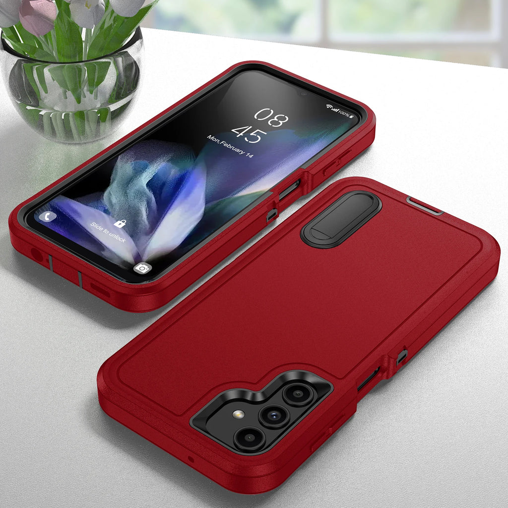 Otter Anti-Shock Box Rugged Cover for Samsung Galaxy S25 S24 S23 Ultra S22 Plus FE A56 A36 A26 A16 A06 Stand Armor Phone Case