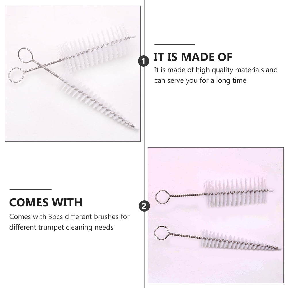 Musical Instrument Cleaning Brush Trumpet Maintenance Tools Supplies Child