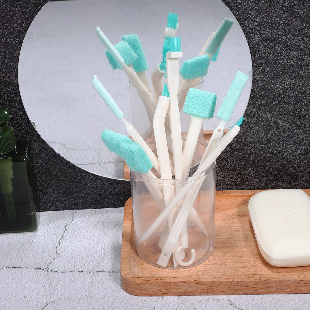 Cleaning Brush Set for Household Use with Durable Handles Assorted Color 1 Set