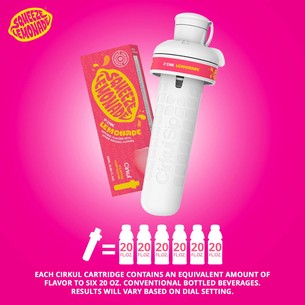 (3 pack)   Pink Lemonade Flavor Cartridge, Drink Mix, 1-Pack
