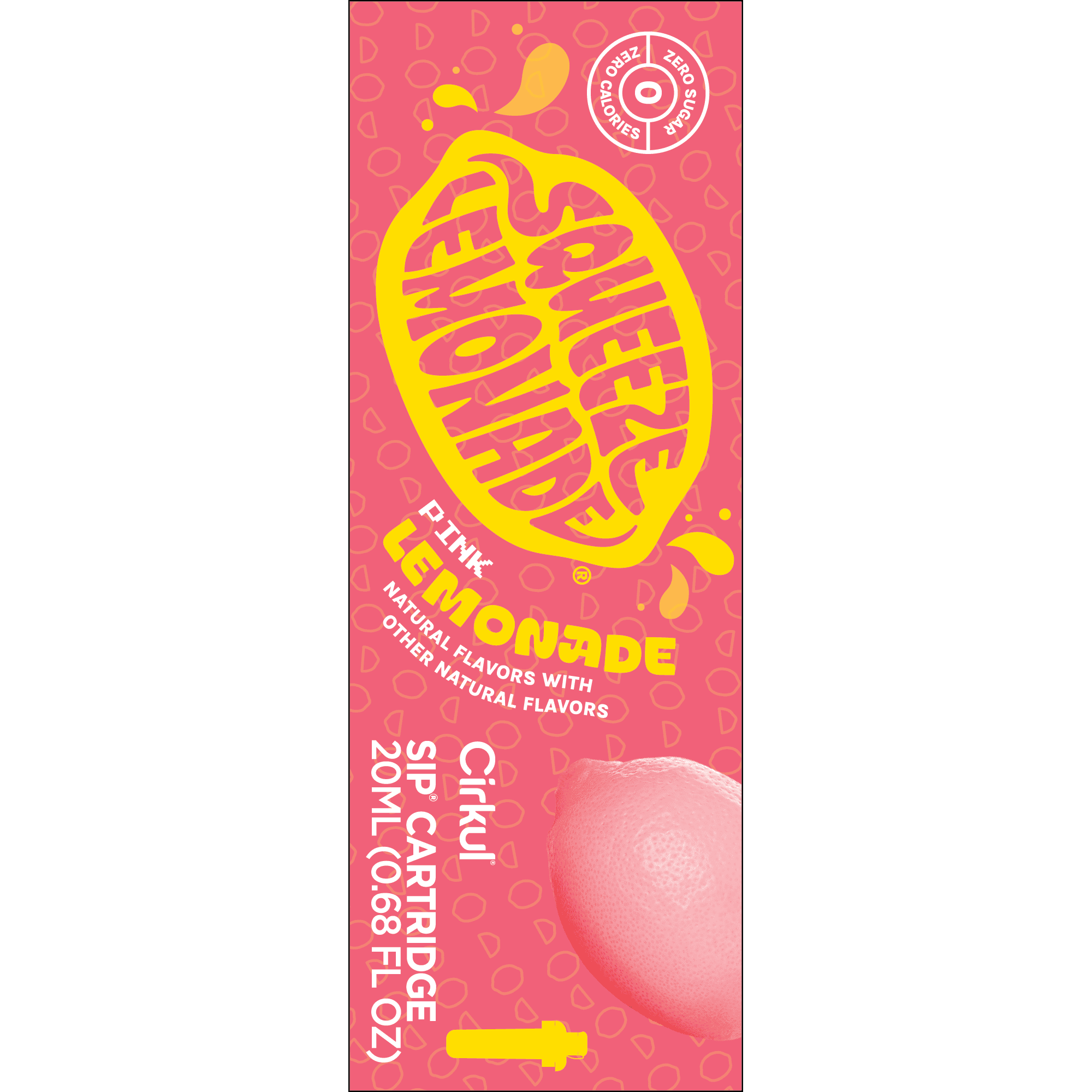(3 pack)   Pink Lemonade Flavor Cartridge, Drink Mix, 1-Pack
