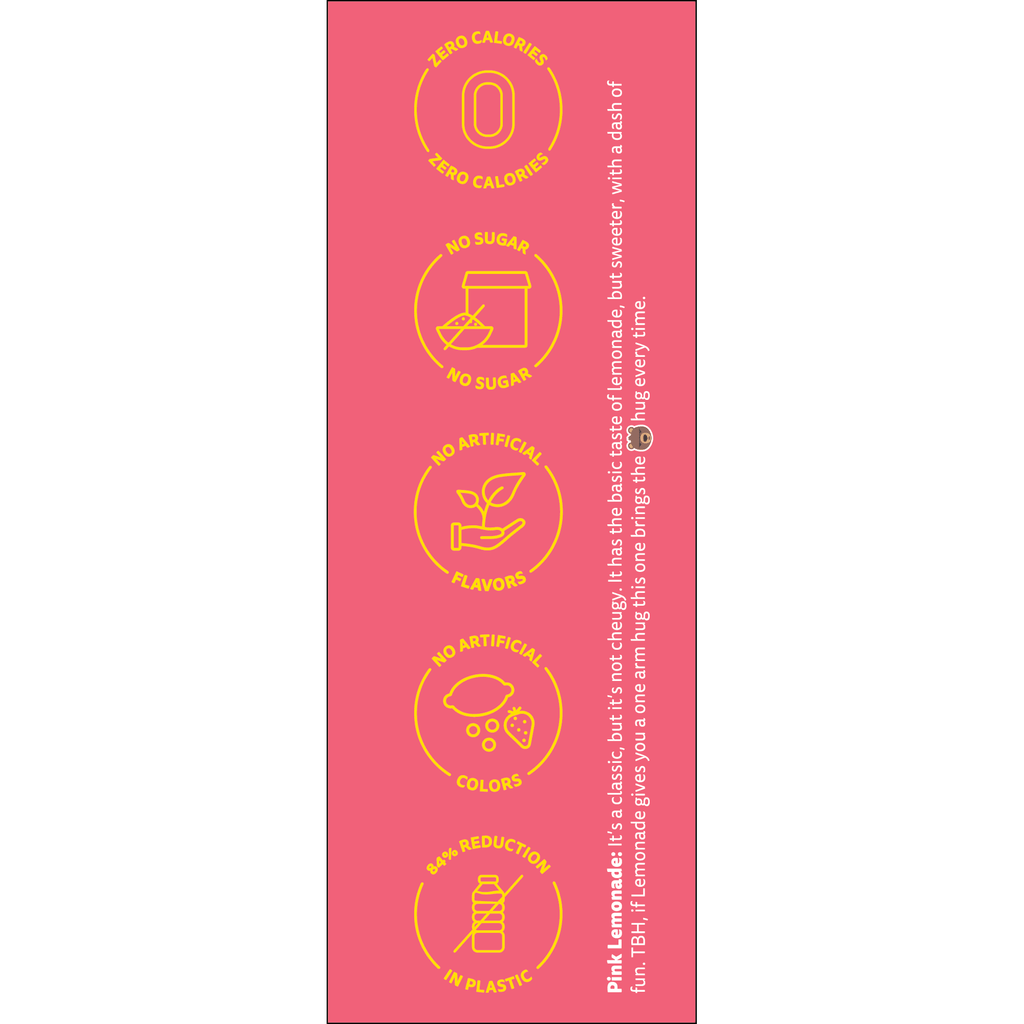 (3 pack)   Pink Lemonade Flavor Cartridge, Drink Mix, 1-Pack