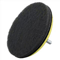 16Pcs 5Inch 3 Different Color Scrubbing Pads Drill Powered Brush Tile Scrubber Scouring Pads Cleaning Kit,Abrasive Buffing Pads Replacement 1 Pcs Hook Attachment for House Cleaning