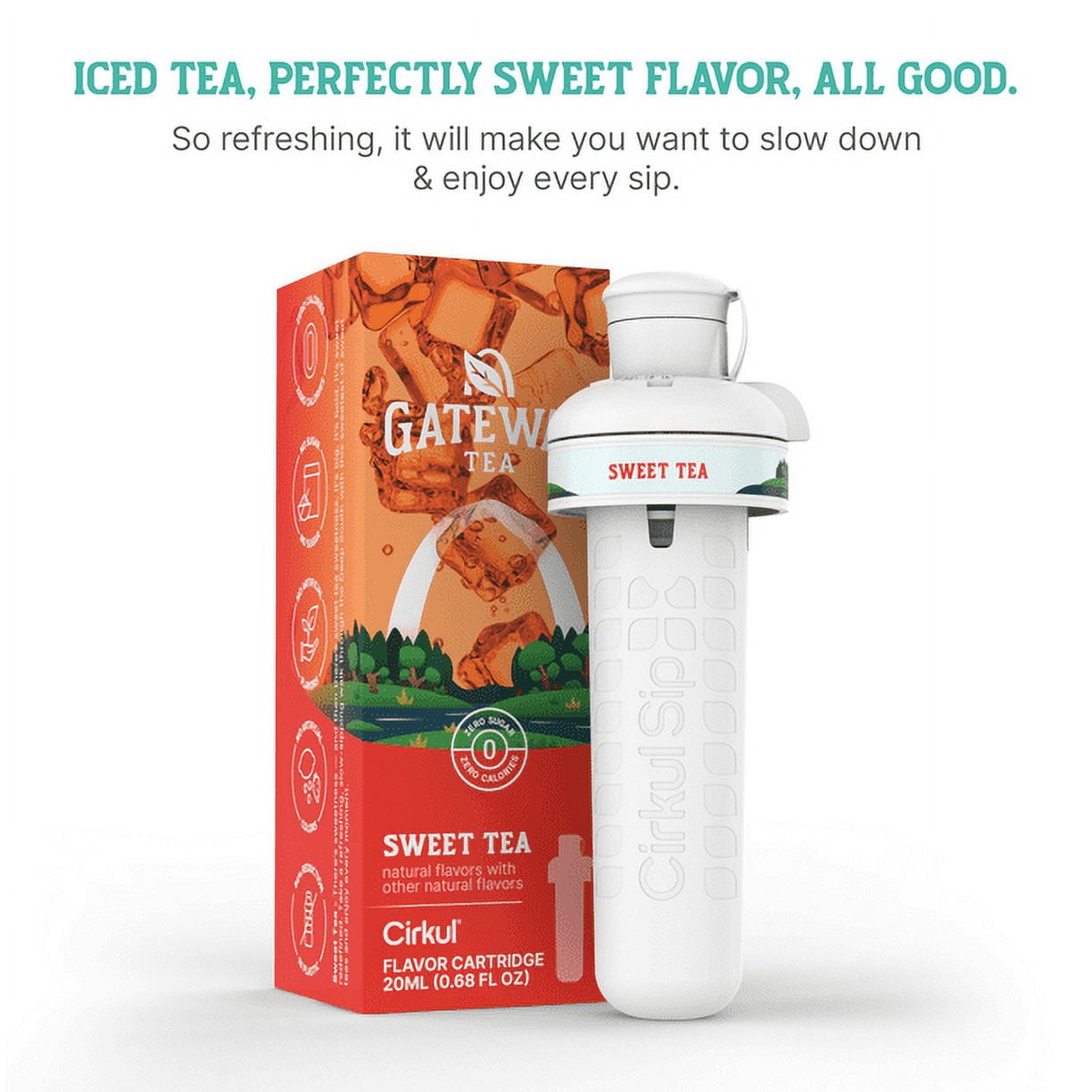 Sweet Tea, Flavor Cartridge, Drink Mix, 4-Pack