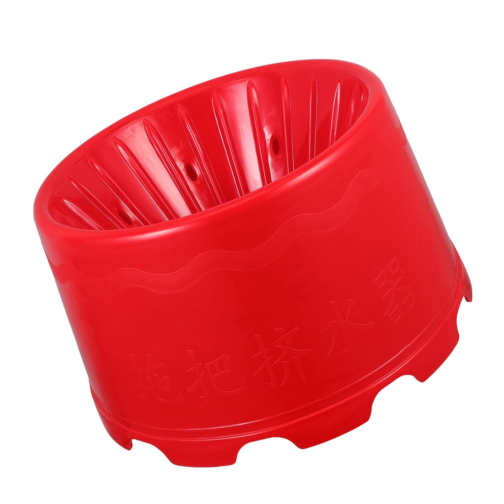 Small Squeegee Bucket with Mop for Doll House Cleaning, Old-Fashioned Water Pressing Truck, Compact and Rosy Design