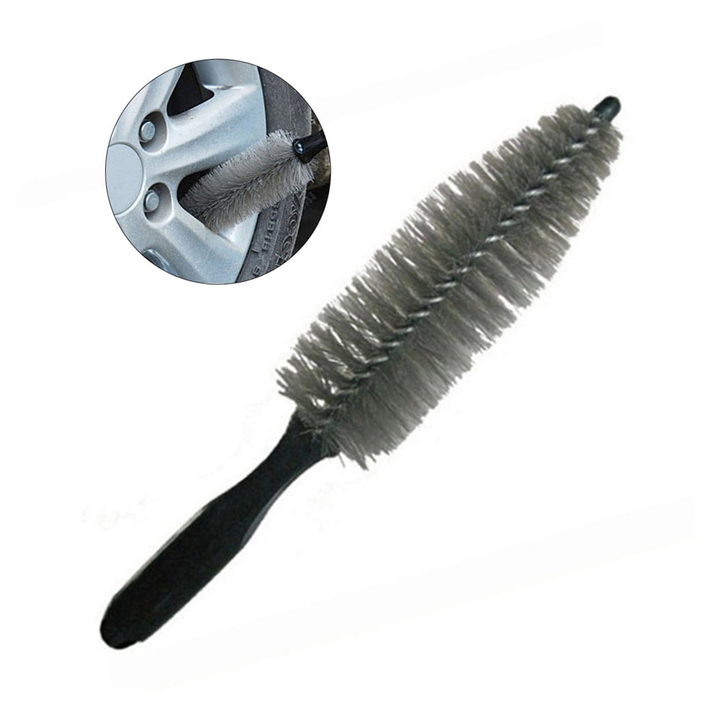 Wheel Hub and Tire Cleaning Brush Tool for Car Auto Motorcycle Bike
