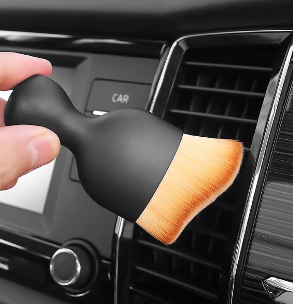 Soft Bristle Car Cleaning Tool for Dashboard –Auto Interior Detailing Dust Brush