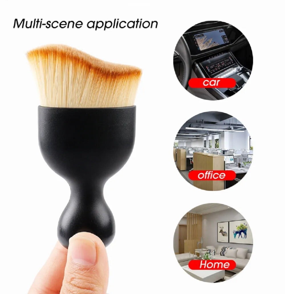 Soft Bristle Car Cleaning Tool for Dashboard –Auto Interior Detailing Dust Brush