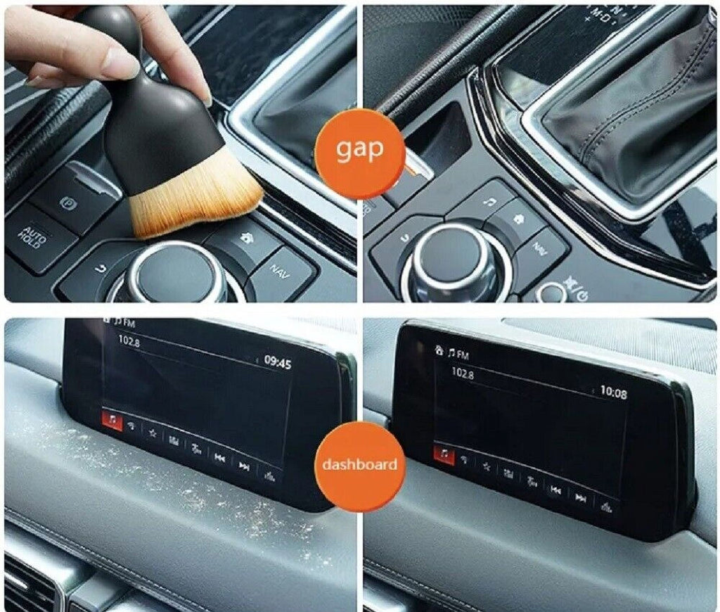 Soft Bristle Car Cleaning Tool for Dashboard –Auto Interior Detailing Dust Brush