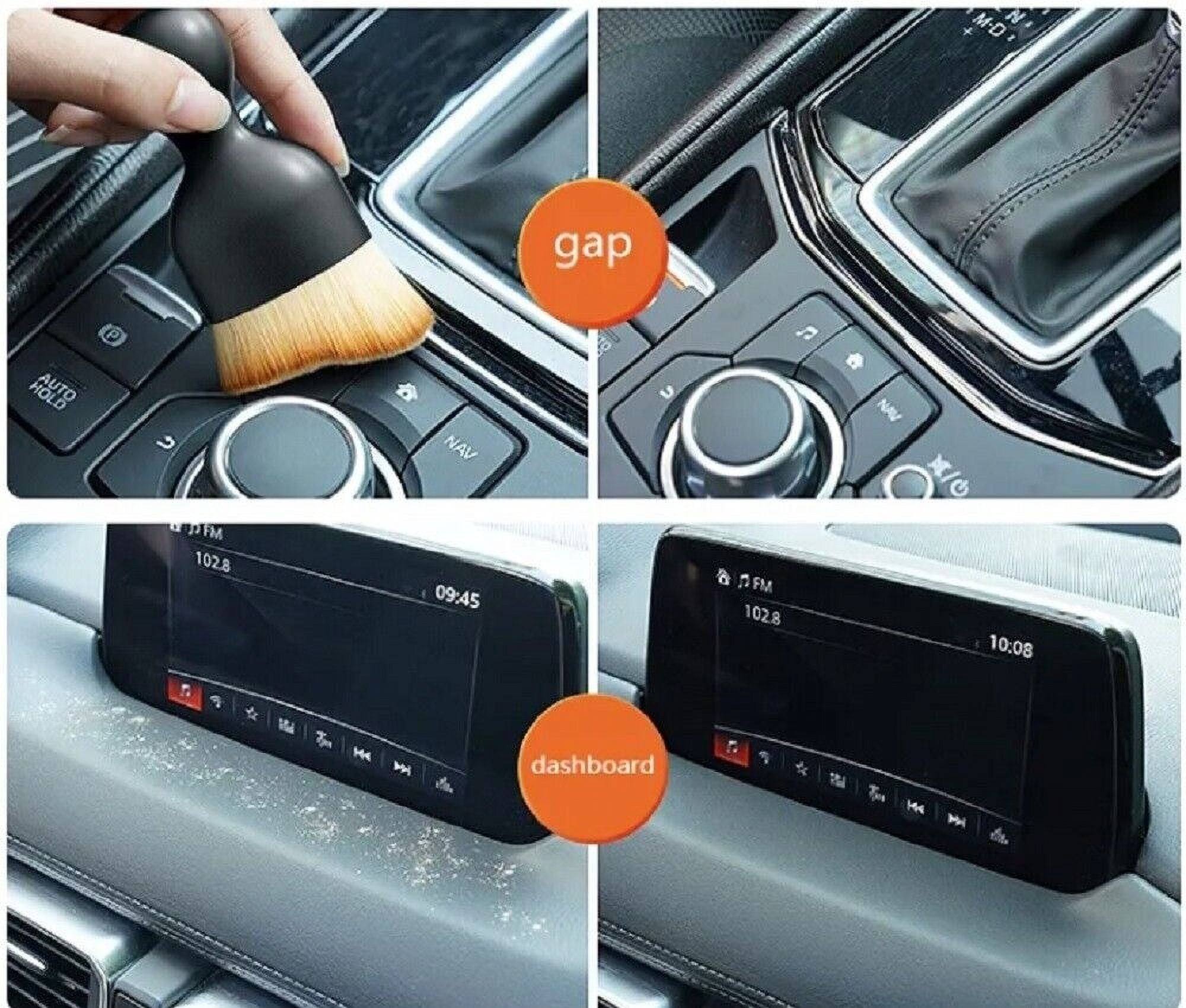 Soft Bristle Car Cleaning Tool for Dashboard –Auto Interior Detailing Dust Brush