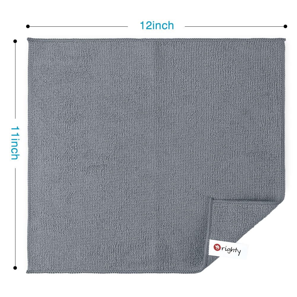 Microfiber Cleaning Cloth Pack Of 24, Microfiber Towels For Cars, Highly Absorbent Car Cleaning Supplies, Lint Free Cloths Clean Rags For Car Care, House, Kitchen, 12x11 Inch, Multicolor