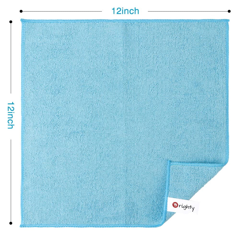 Microfiber Cleaning Cloth Pack Of 24, Microfiber Towels For Cars, Highly Absorbent Car Cleaning Supplies, Lint Free Cloths Clean Rags For Car Care, House, Kitchen, 12x11 Inch, Multicolor