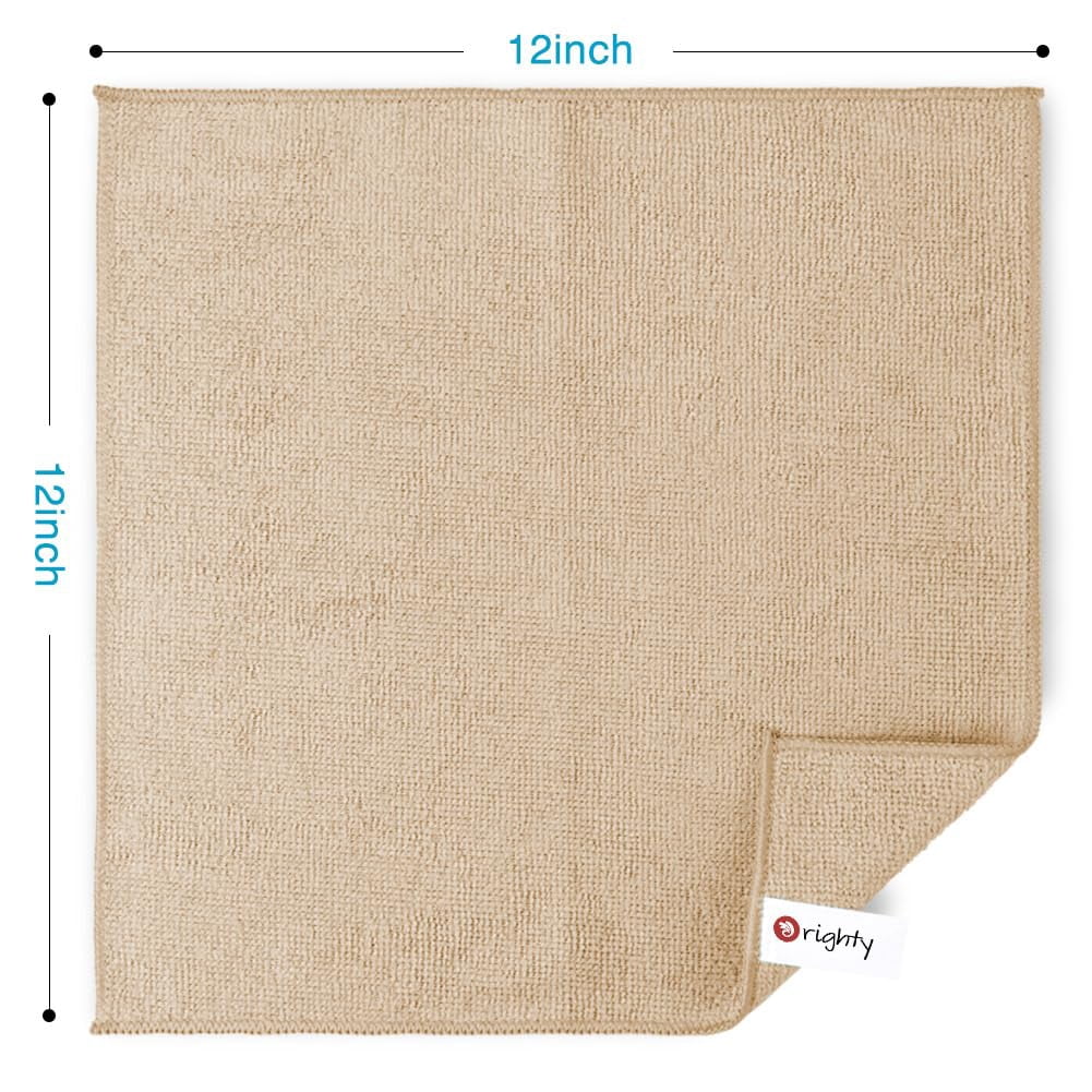 Microfiber Cleaning Cloth Pack Of 24, Microfiber Towels For Cars, Highly Absorbent Car Cleaning Supplies, Lint Free Cloths Clean Rags For Car Care, House, Kitchen, 12x11 Inch, Multicolor