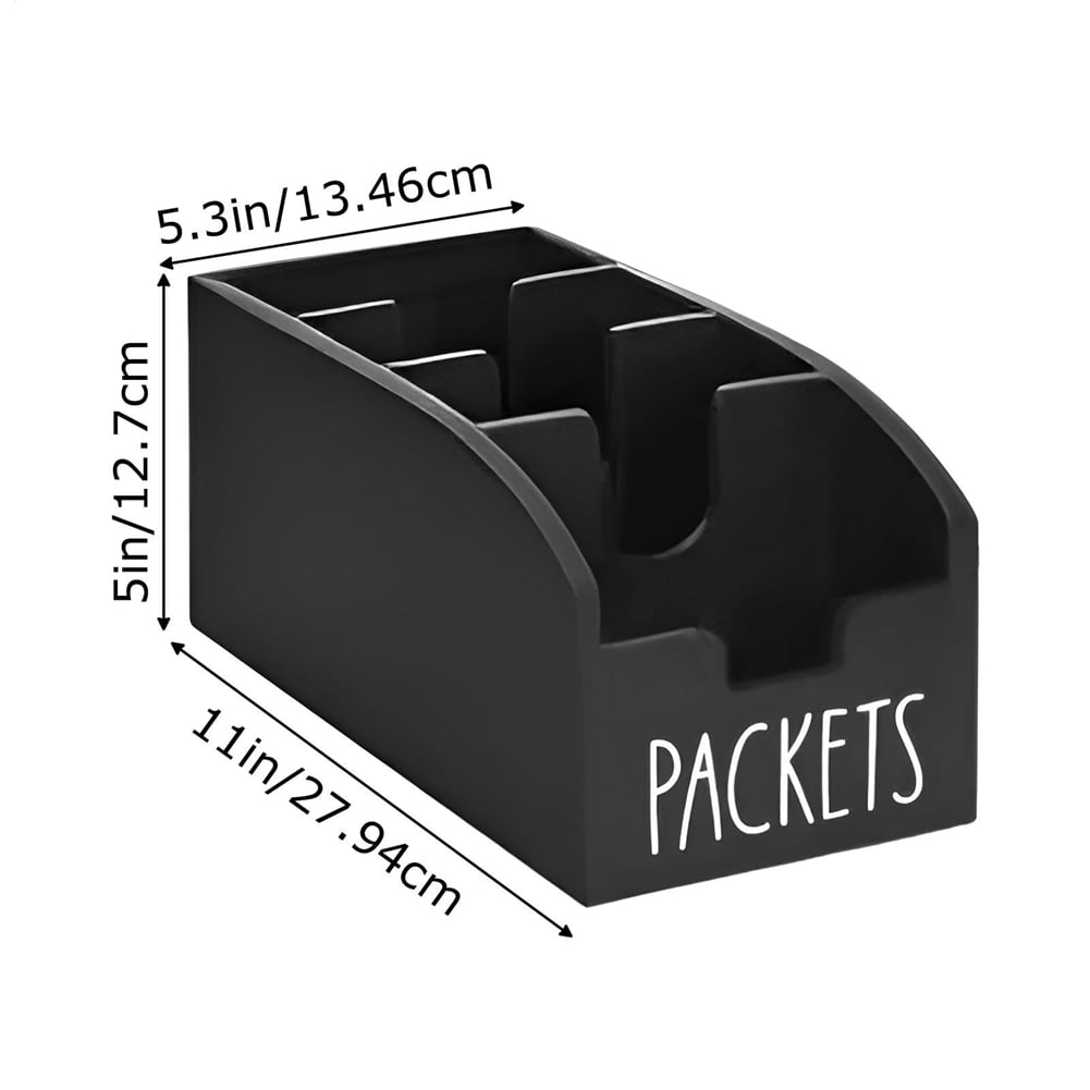 Packet Organizer Pantry - Kitchen Storage Holder, Snack Box Countertop Fast Food