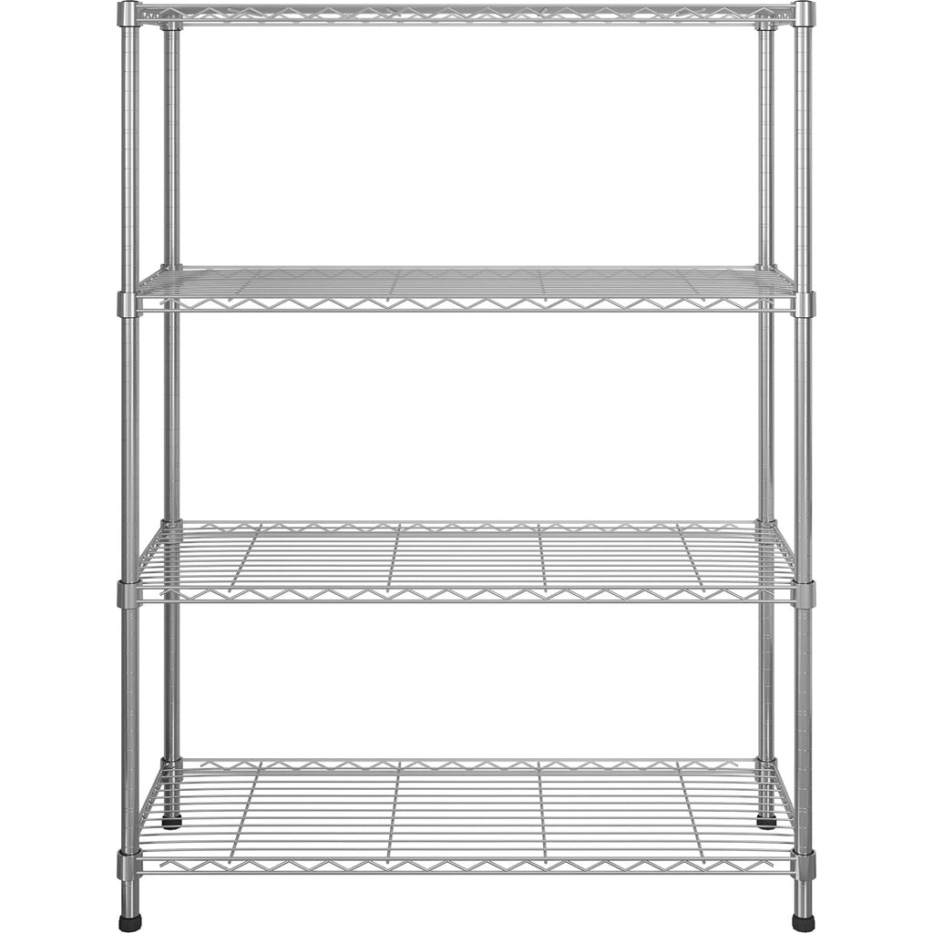 6-Tier Heavy-Duty Adjustable Storage Shelf with Wheels &amp; Leveling Feet, 200lbs/Layer Capacity, Black Iron Frame, 35.4"x15.7"x72.8" for Home/Commercial Use