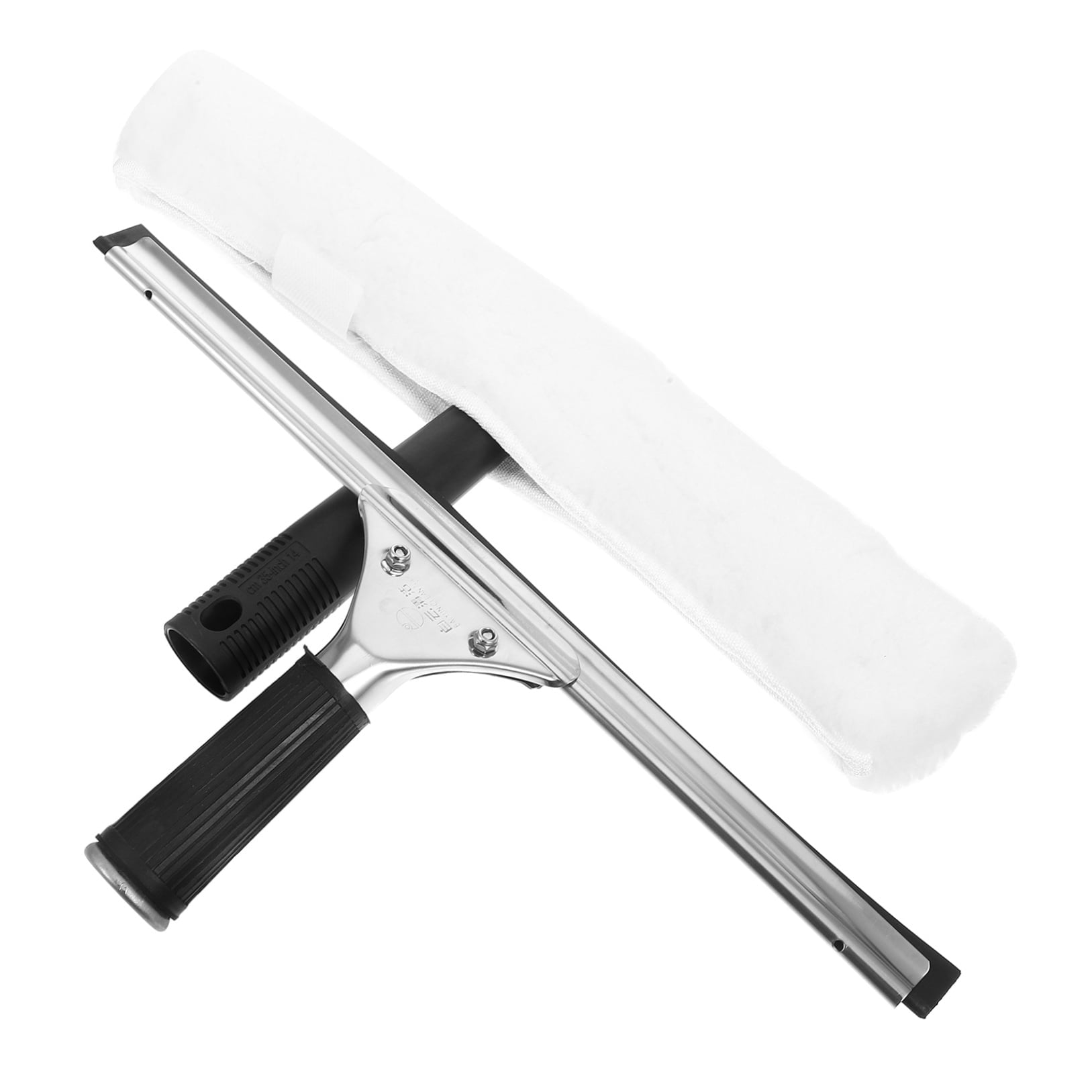 unbranded Handheld Window Squeegee 2 Multi Rubber Glass Cleaning Tools for Mirrors Windows and Bathroom Use
