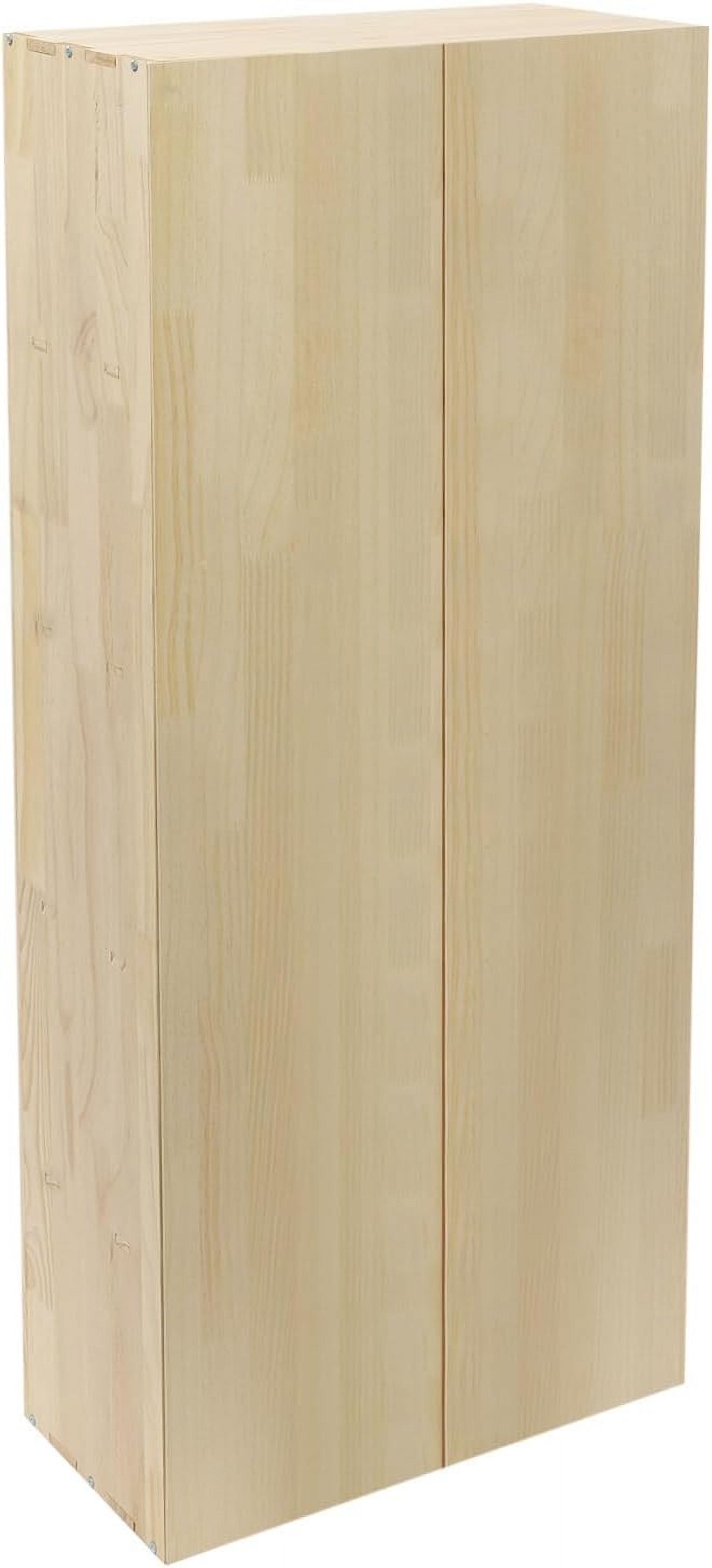 10 Compartments Floor-Mounted Wooden Cube Shelf Bookcase Wood Color Solid Wood Shelves Living Rooms Bedrooms Kitchens