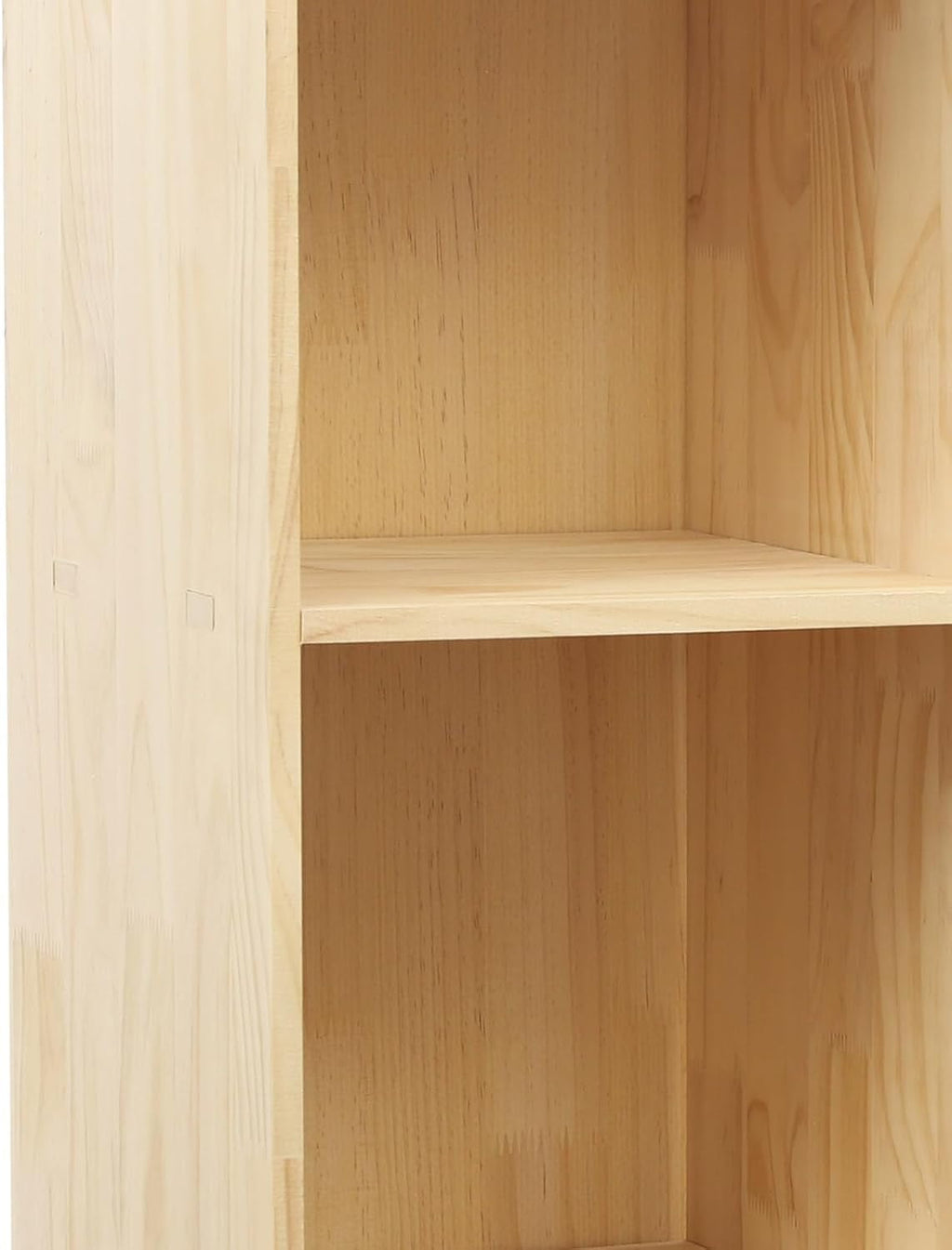 10 Compartments Floor-Mounted Wooden Cube Shelf Bookcase Wood Color Solid Wood Shelves Living Rooms Bedrooms Kitchens