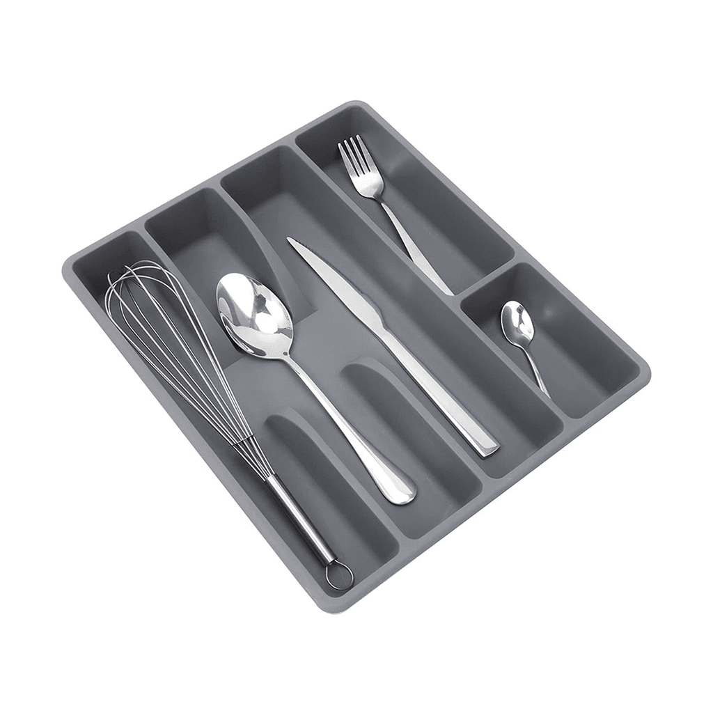 Drawer Kitchen Drawer Organizer Silverware Holder Utensil Organizer Cutlery Organizer Tray Plastic Flatware