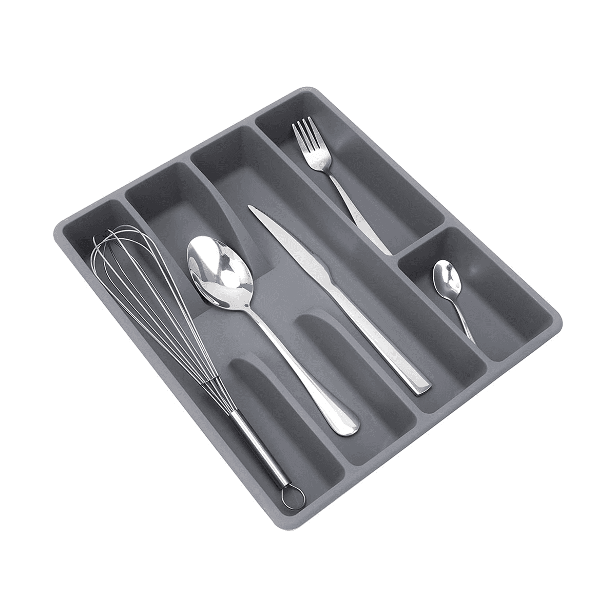 Drawer Kitchen Drawer Organizer Silverware Holder Utensil Organizer Cutlery Organizer Tray Plastic Flatware