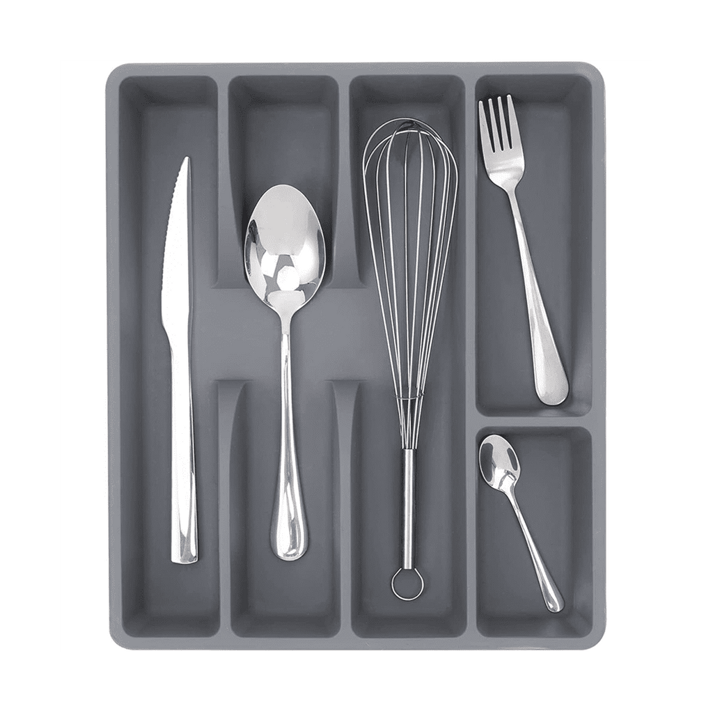 Drawer Kitchen Drawer Organizer Silverware Holder Utensil Organizer Cutlery Organizer Tray Plastic Flatware