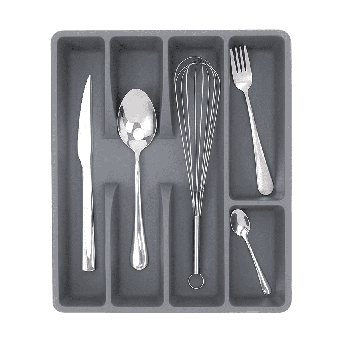 Drawer Kitchen Drawer Organizer Silverware Holder Utensil Organizer Cutlery Organizer Tray Plastic Flatware