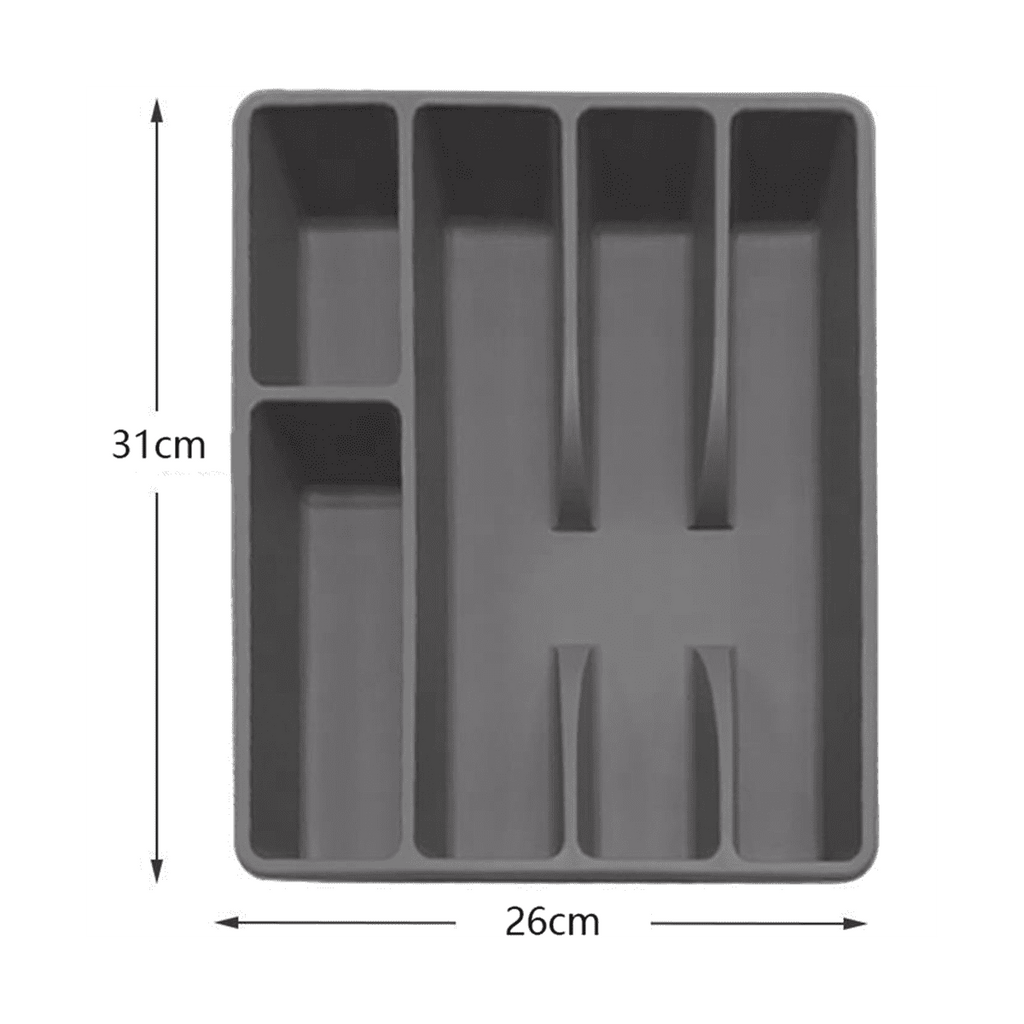 Drawer Kitchen Drawer Organizer Silverware Holder Utensil Organizer Cutlery Organizer Tray Plastic Flatware