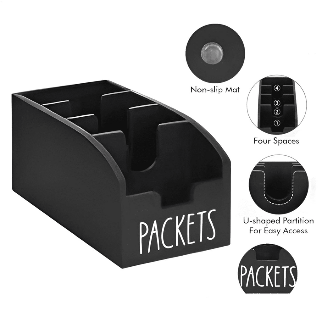 HOT Packet Organizer Pantry - Kitchen Storage Holder, Snack Box Countertop Fast Food