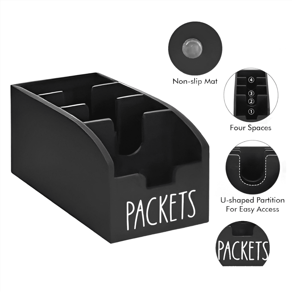 HOT Packet Organizer Pantry - Kitchen Storage Holder, Snack Box Countertop Fast Food