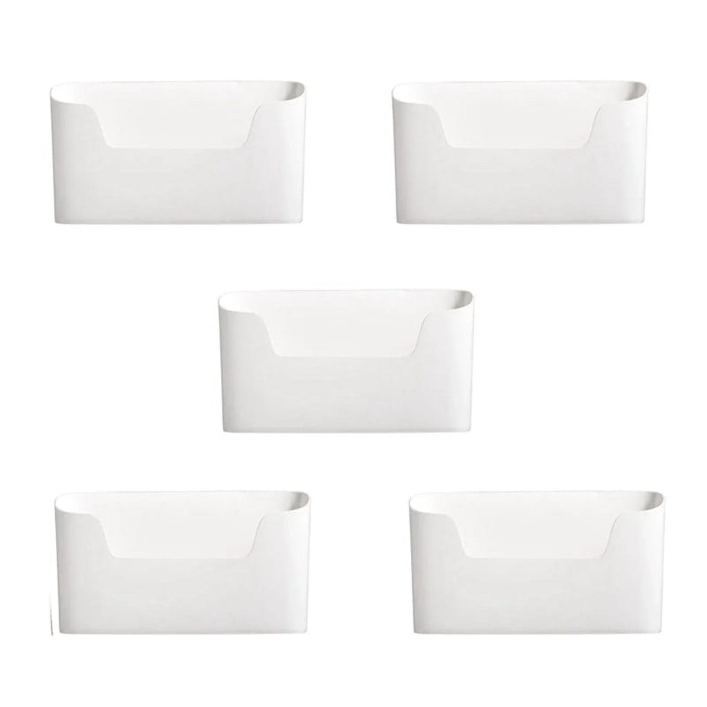 5 * Cabinet Door Organizer-White