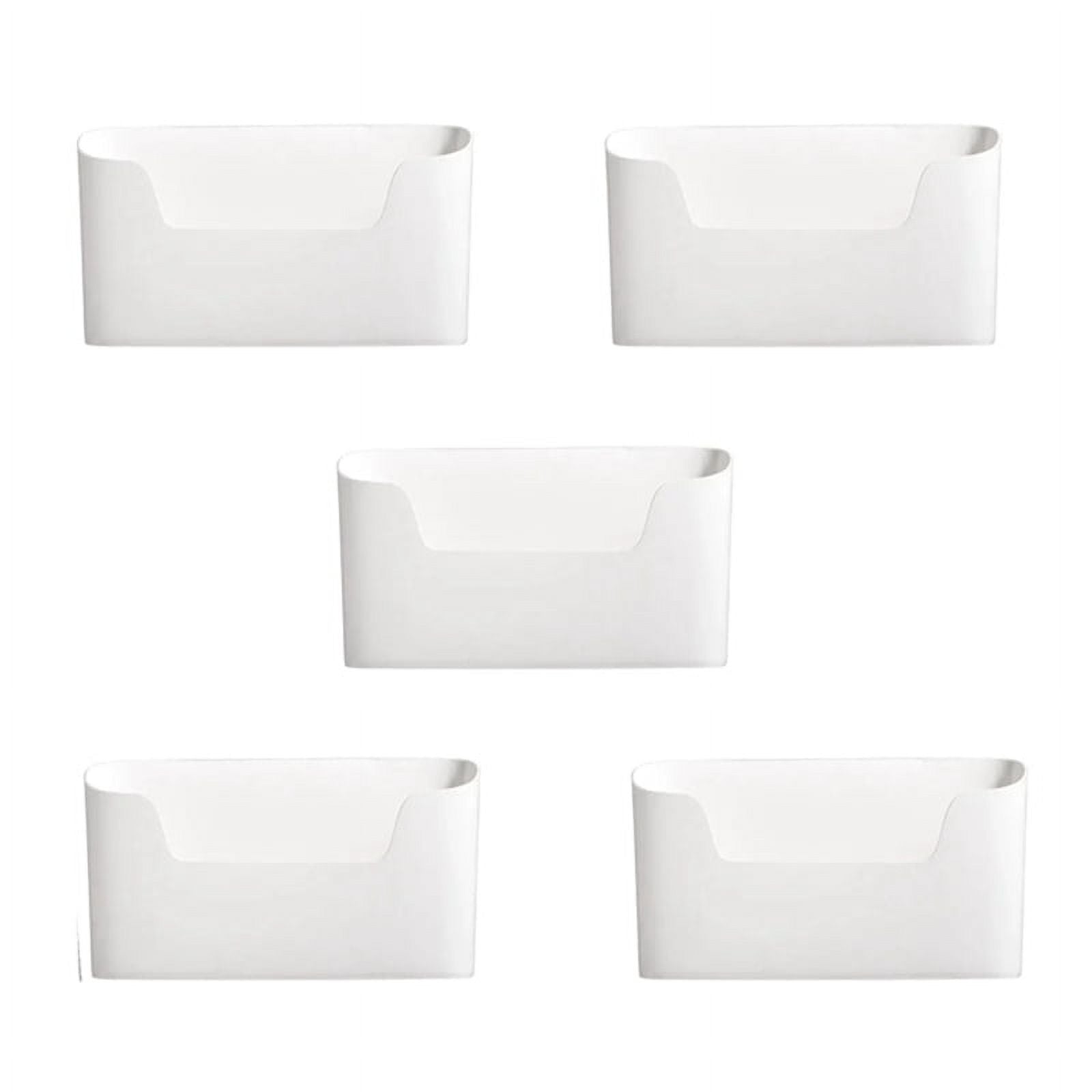 5 * Cabinet Door Organizer-White