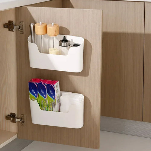 5 * Cabinet Door Organizer-White