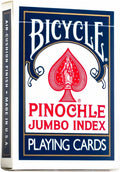 Bicycle Pinochle Playing Cards Jumbo Index 2 Decks