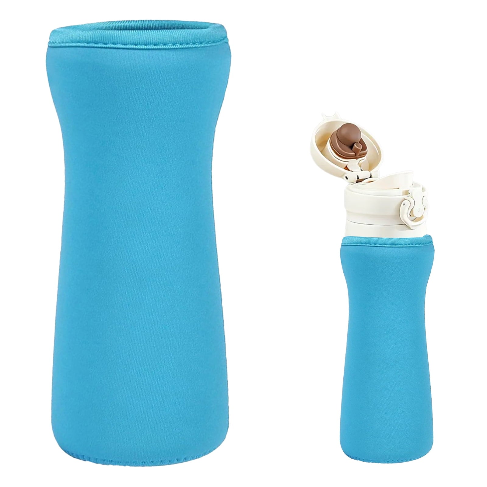 Water Bottle Sleeve 22Oz For Plastic Stainless Steel Bottles Retaining Temperature Travel Cover  Red 7.8*3 In
