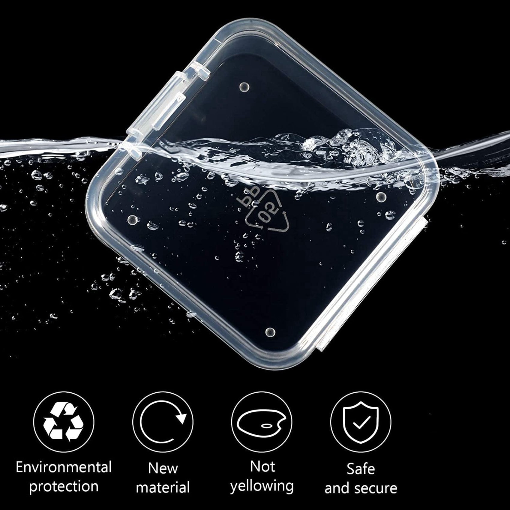 30 Pieces Mini Plastic Clear Storage Box for Collecting Small Items, Beads, Jewelry, Business Cards