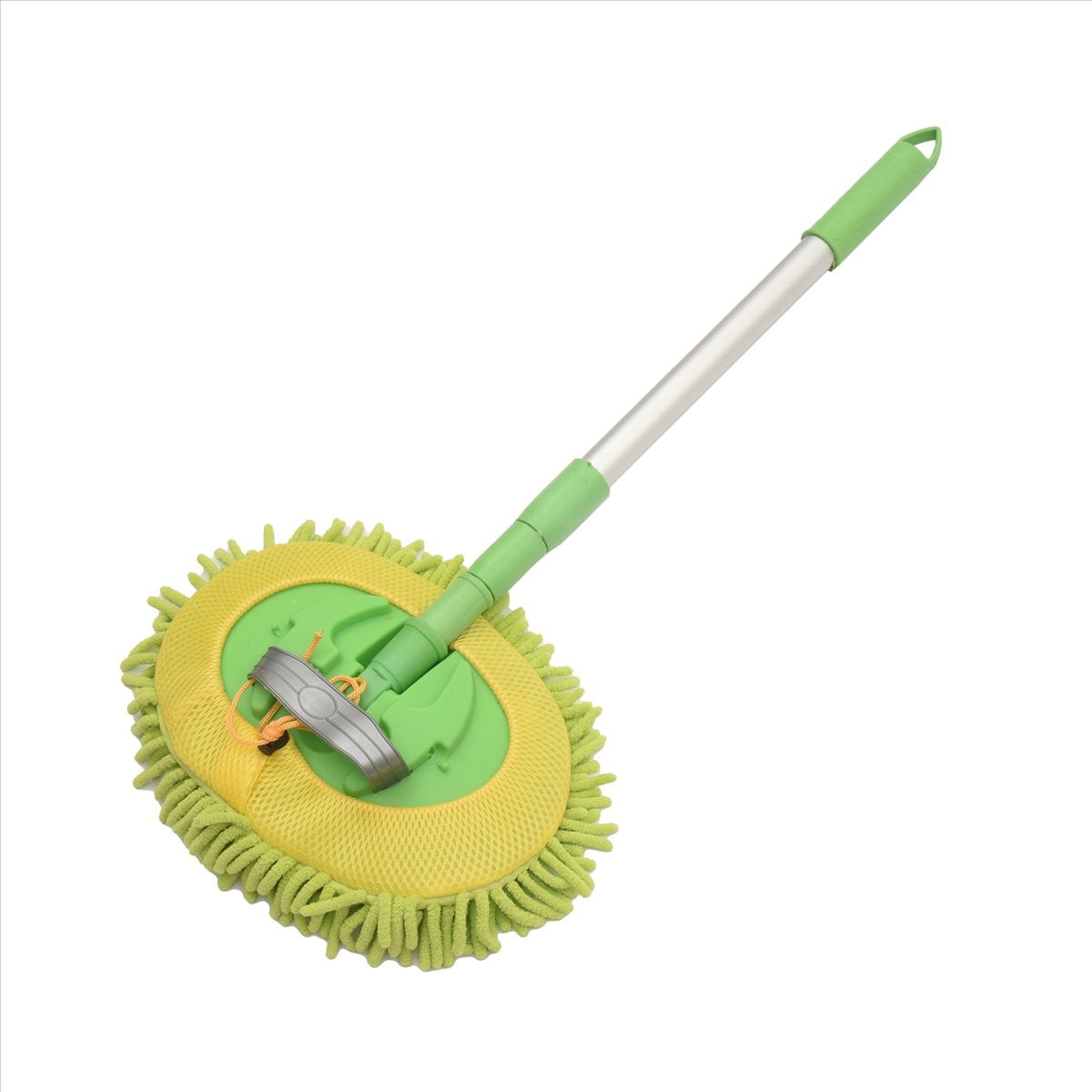 Car Wash Brush Cleaning Mop Detachable Broom Adjustable Long Handle Rotatable Brush Car Chenille + stainless steel 1550