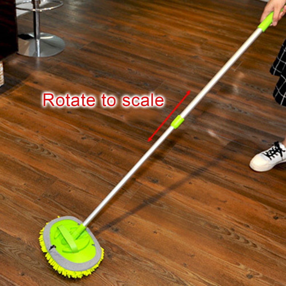 Car Wash Brush Cleaning Mop Detachable Broom Adjustable Long Handle Rotatable Brush Car Chenille + stainless steel 1550