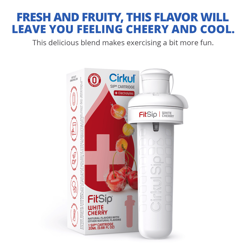 (2 pack)   White Cherry Flavor Cartridge, Drink Mix, 1-Pack