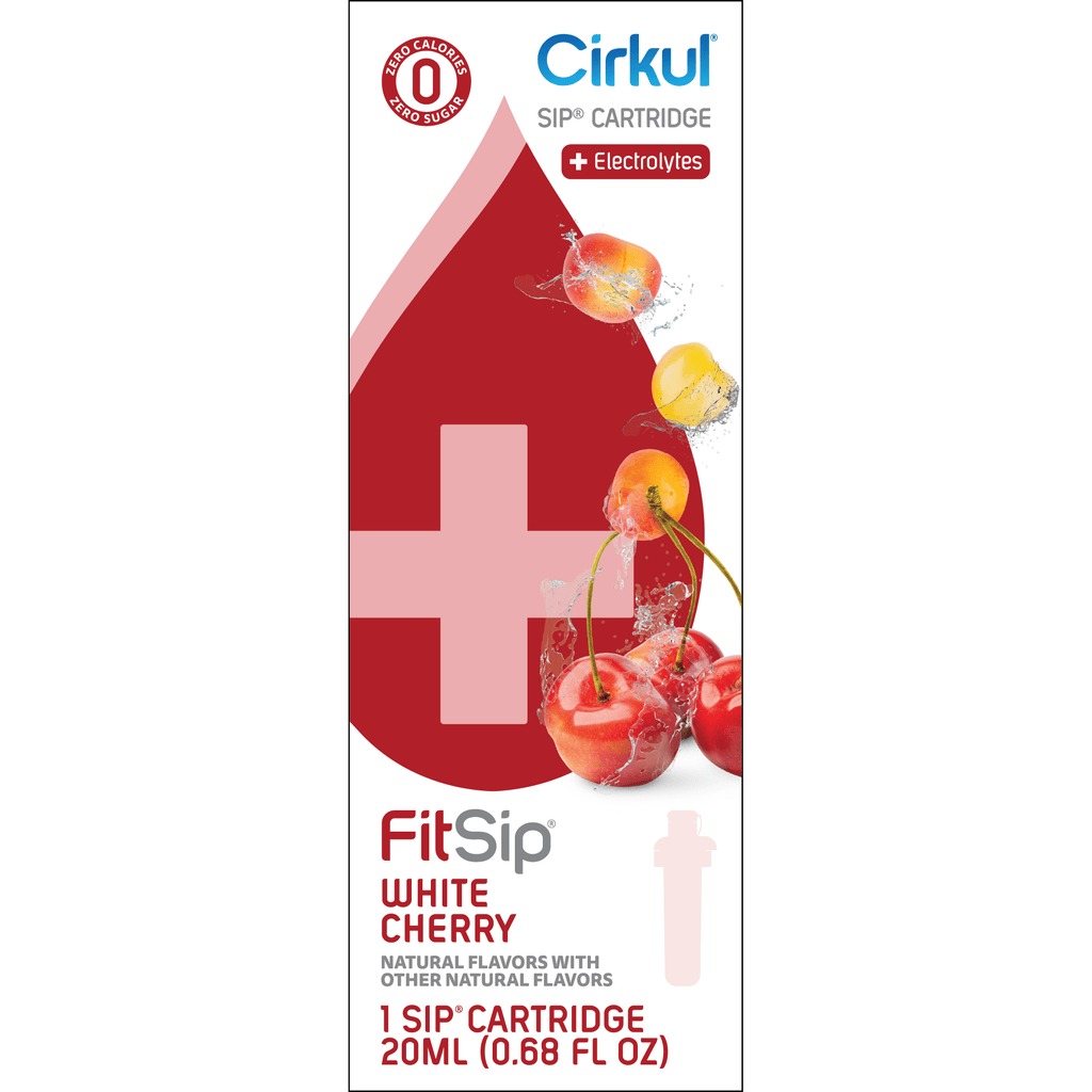 (2 pack)   White Cherry Flavor Cartridge, Drink Mix, 1-Pack