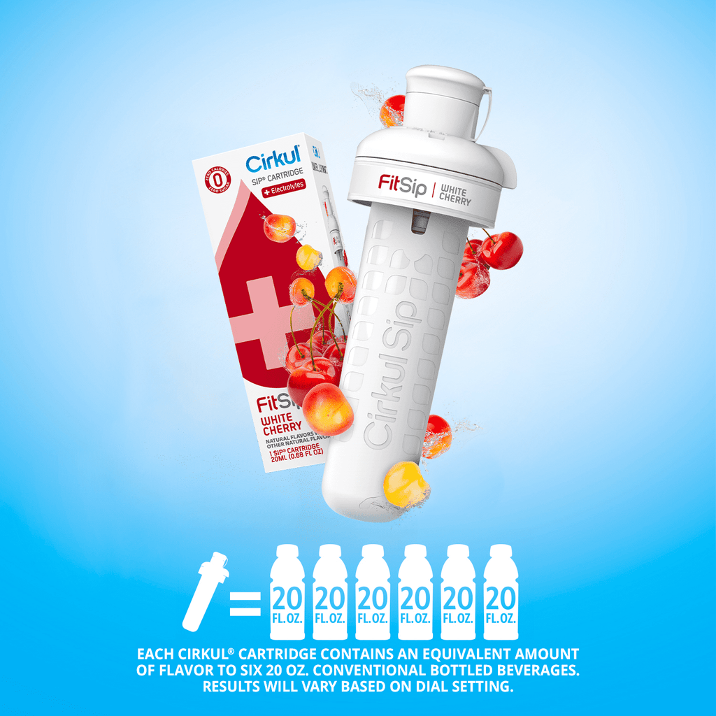 (2 pack)   White Cherry Flavor Cartridge, Drink Mix, 1-Pack