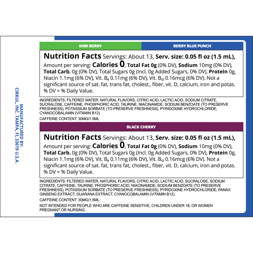 Blue Raspberry Flavor Cartridge, Drink Mix, 1-Pack