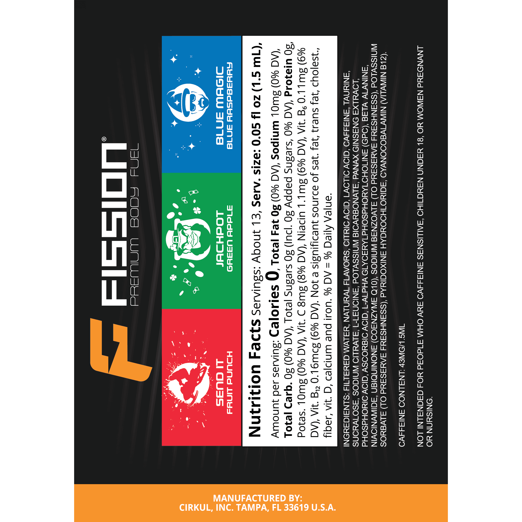 Blue Raspberry Flavor Cartridge, Drink Mix, 1-Pack