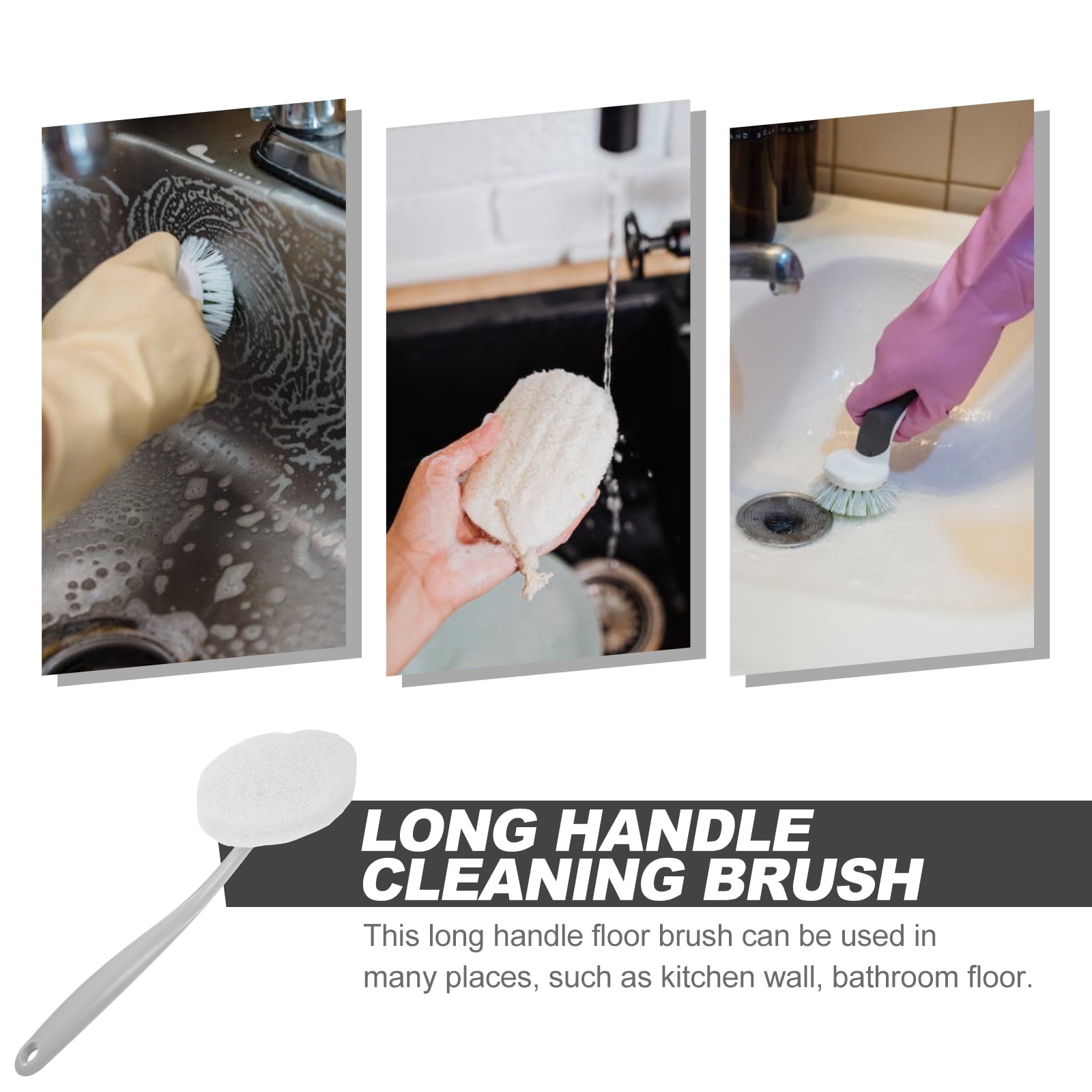 unbranded  Face Exfoliating Bath Sponge Body Scrubber Cleaning Brush
